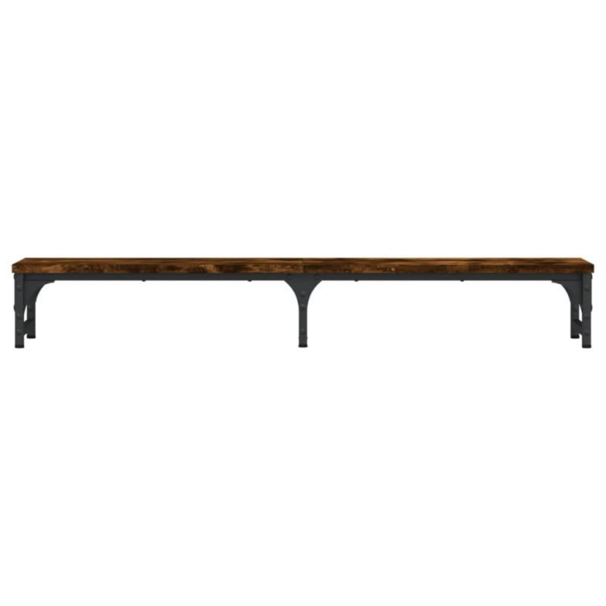VIDAXL Support de moniteur chêne fumé 105x23x15,5 cm bois d ingénierie