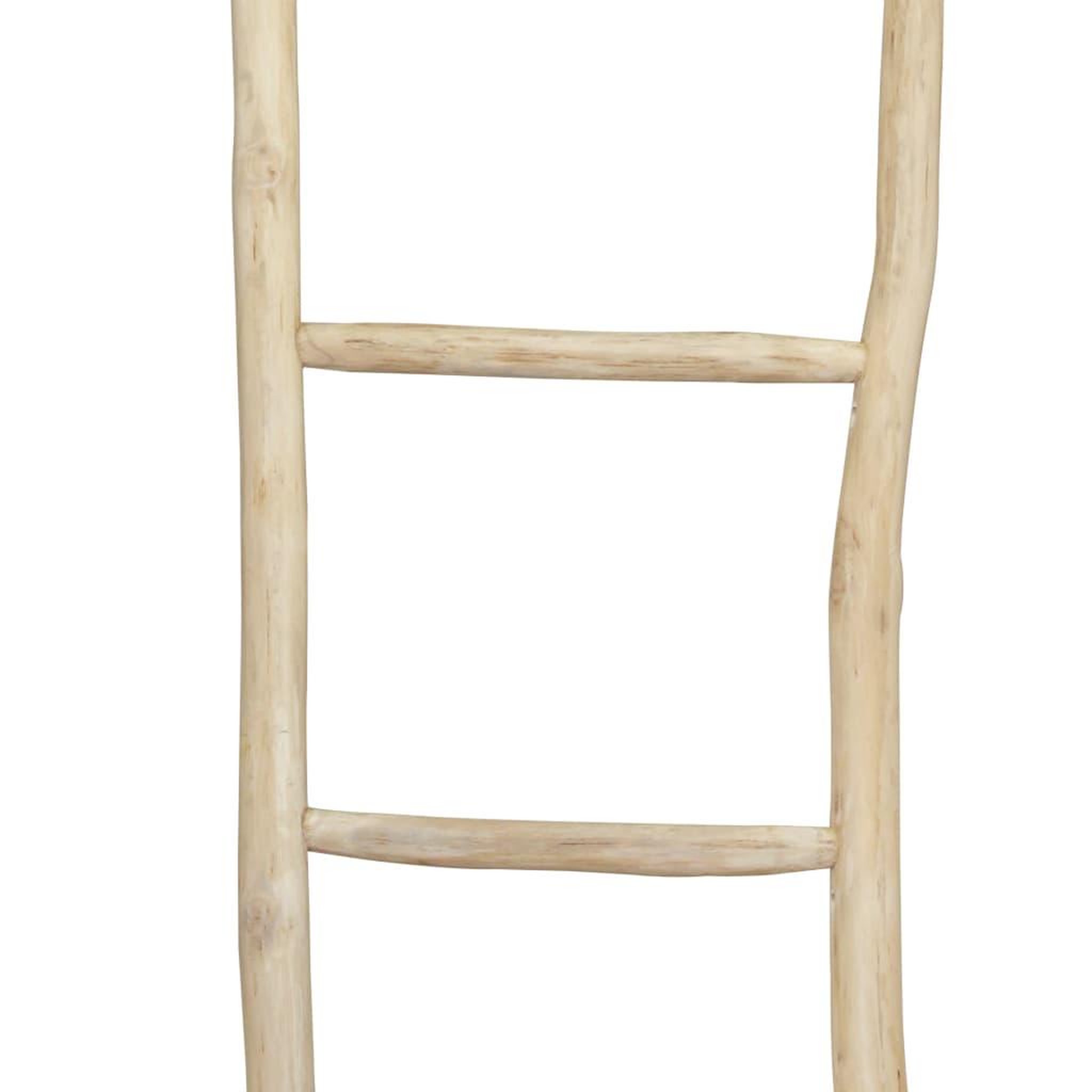 Voir la diapositive 2 : VIDAXL Porte-serviette avec 5 barreaux teck 45 x 150 cm naturel
