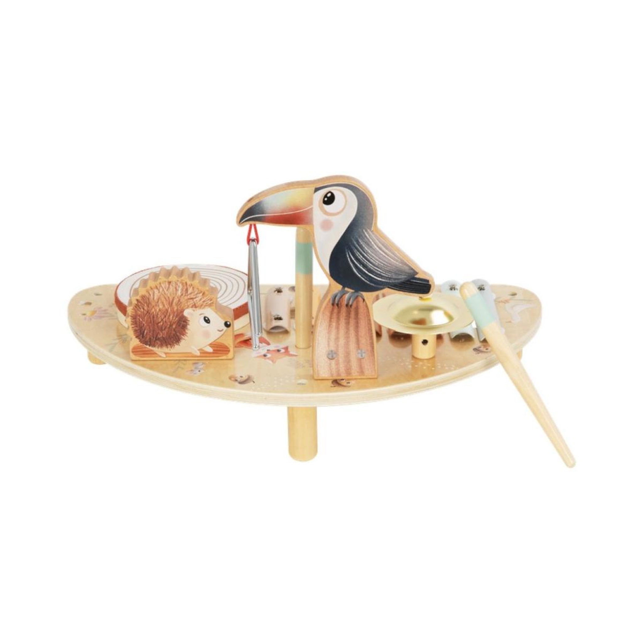 Voir la diapositive 3 : ELINELI Table musicale enfant animaux