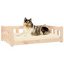 Voir la diapositive 3 : VIDAXL Lit pour chien 95,5x65,5x28 cm bois de pin solide