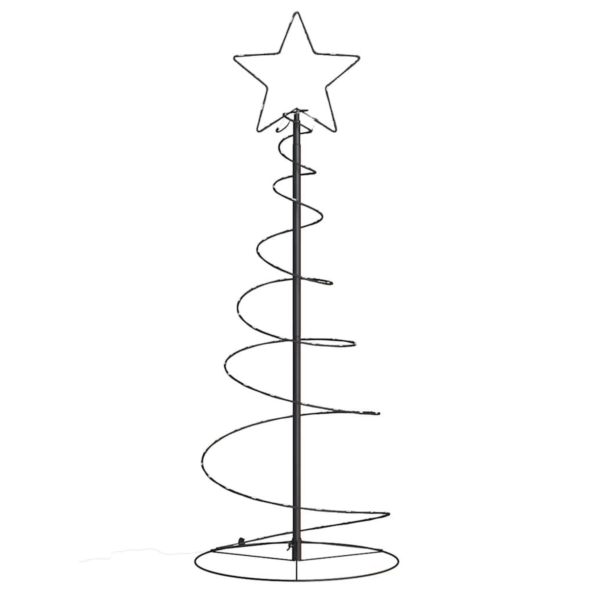 Voir la diapositive 3 : VIDAXL Sapin de Noël a LED 80 LED blanc chaud 120 cm