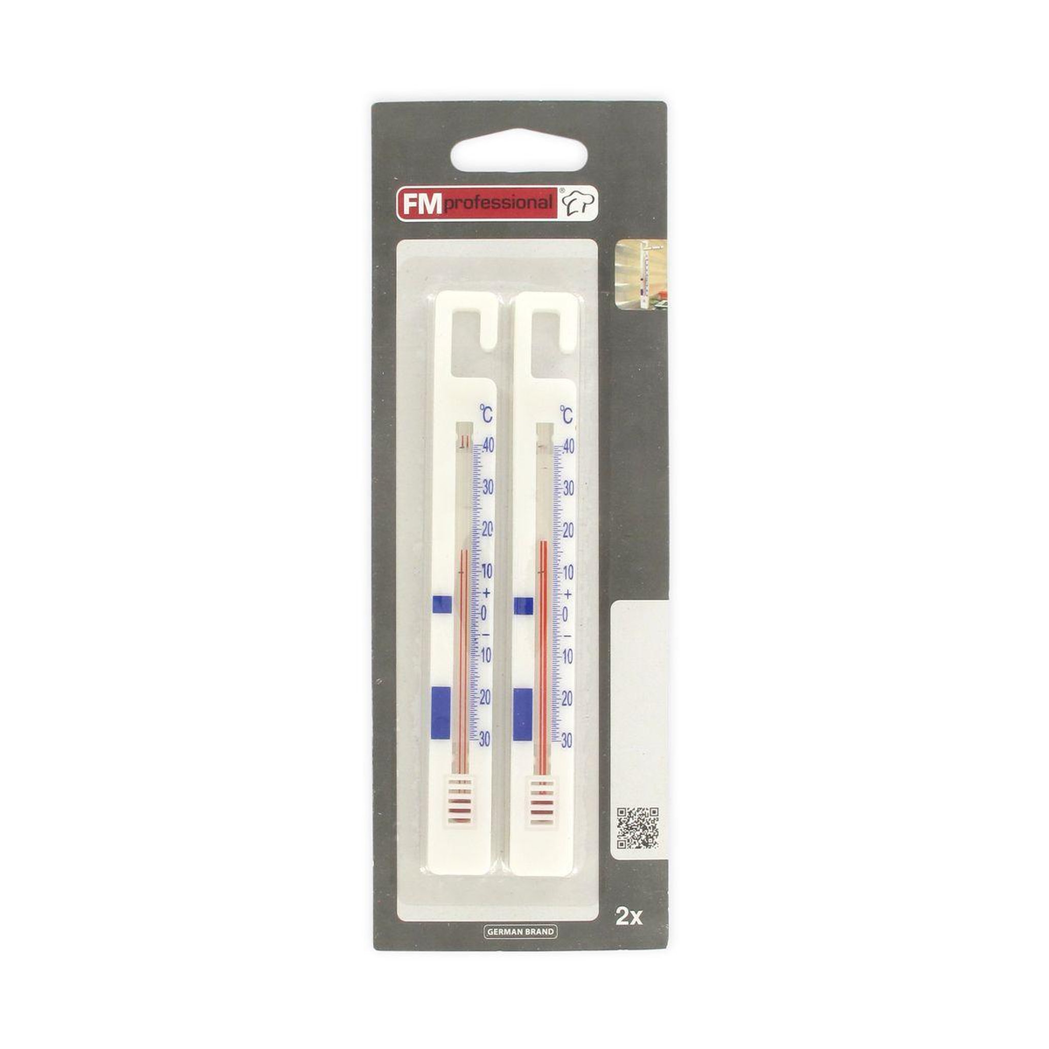 Voir la diapositive 5 : FM PROFESSIONAL Lot de 2 thermomètres réfrigérateur fm professional