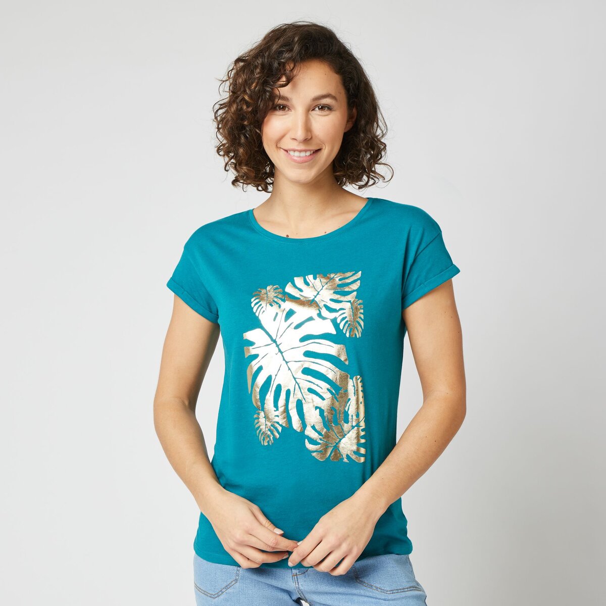 Tee shirt discount vert émeraude femme