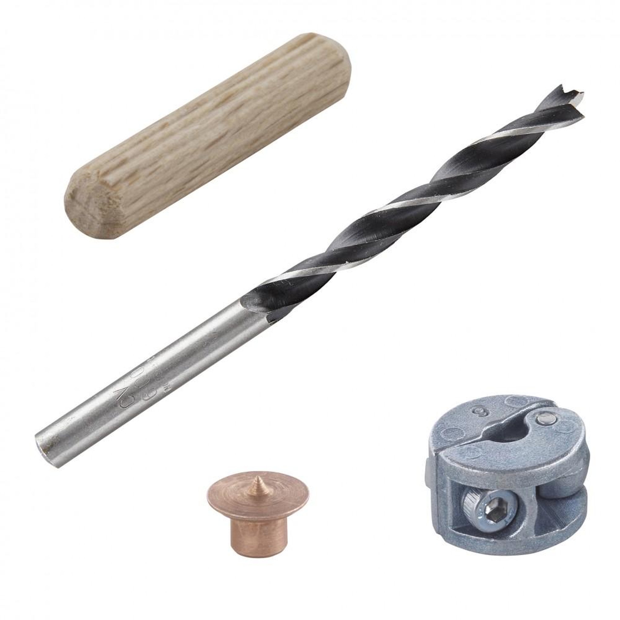 WOLFCRAFT Kit centreurs forets tourillons Diam.6 mm WOLFCRAFT