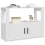 Voir la diapositive 4 : VIDAXL Buffet Blanc 80x30x60 cm Bois d'ingenierie