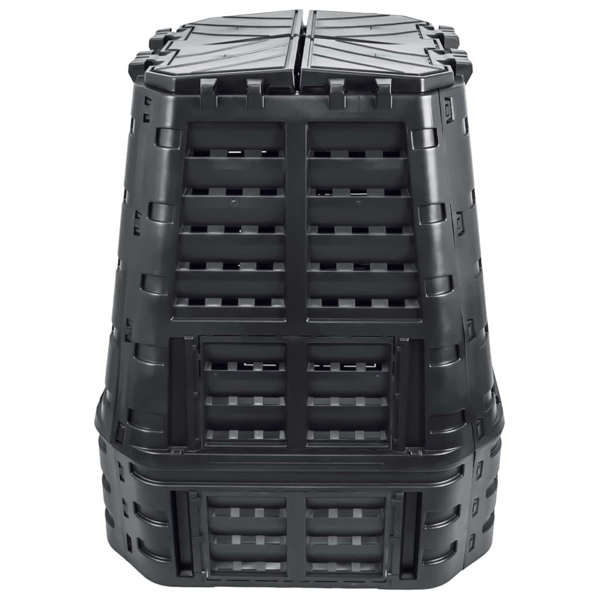 Voir la diapositive 3 : VIDAXL Composteur de jardin Noir 93,3x93,3x113 cm 740 L