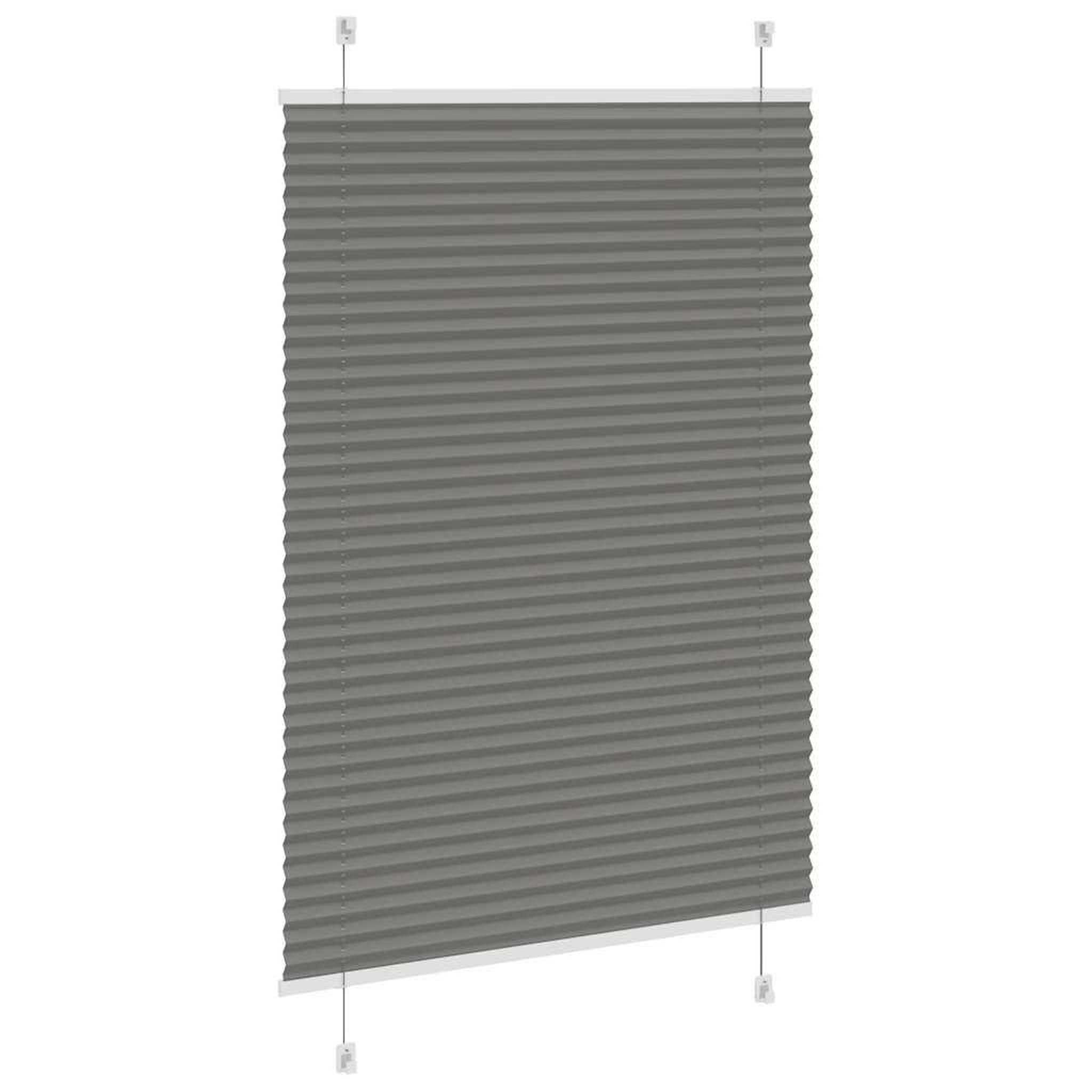 Voir la diapositive 4 : VIDAXL Store plisse anthracite 90x100 cm largeur du tissu 89,4 cm