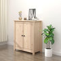 Voir la diapositive 1 : VIDAXL Buffet 70x35x80 cm Bois massif de pin