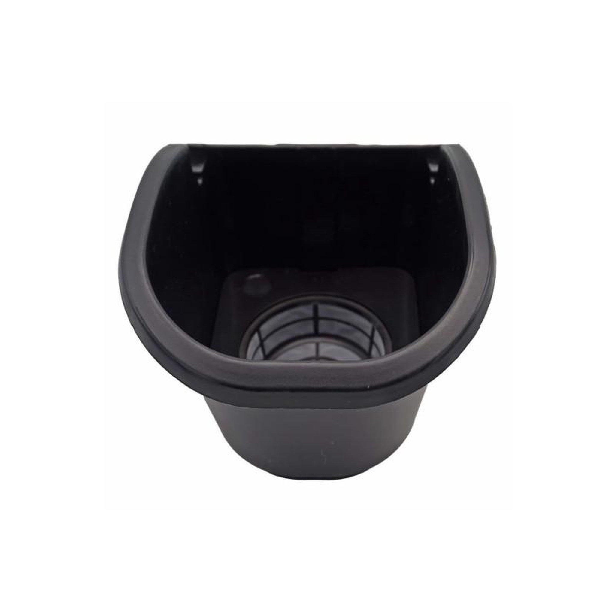 Voir la diapositive 4 : NATURE Jardiniere murale - Kit mural composé d'un support mural et de 4 pots (1 L) - Noir - Dim H 15 x L 60 cm - NATURE
