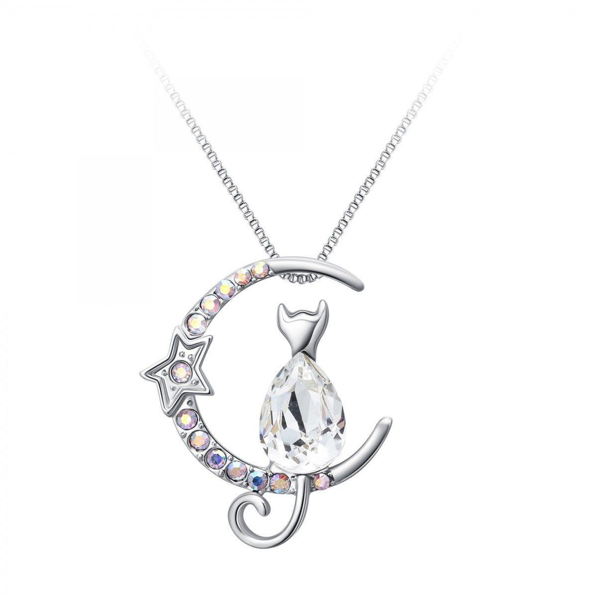 SC CRYSTAL Collier SC Crystal orné de Cristaux scintillants