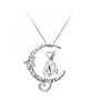 Voir la diapositive 1 : SC CRYSTAL Collier SC Crystal orné de Cristaux scintillants