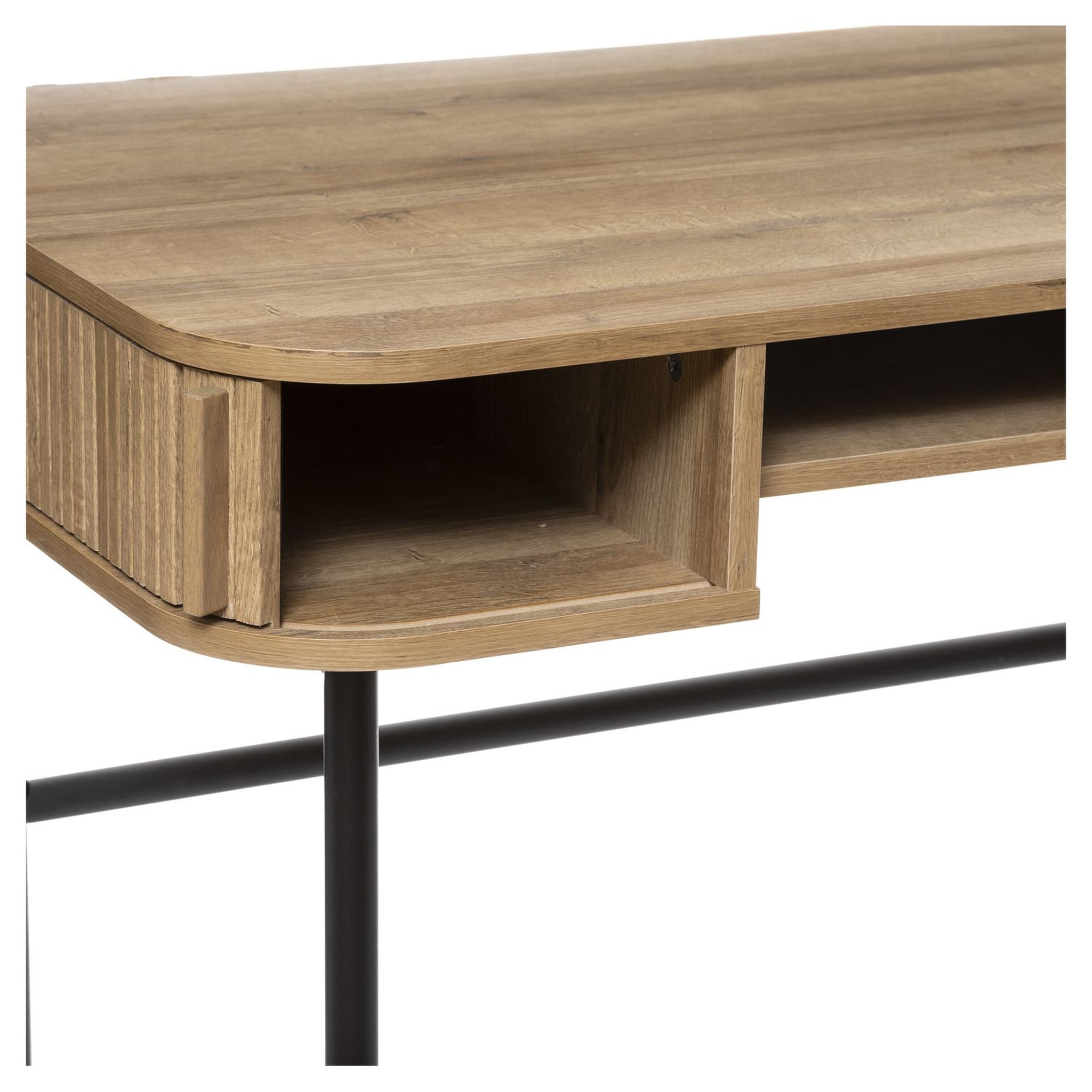 Voir la diapositive 2 : ATMOSPHERA Bureau 2 portes 1 niche L105cm CAMELIA