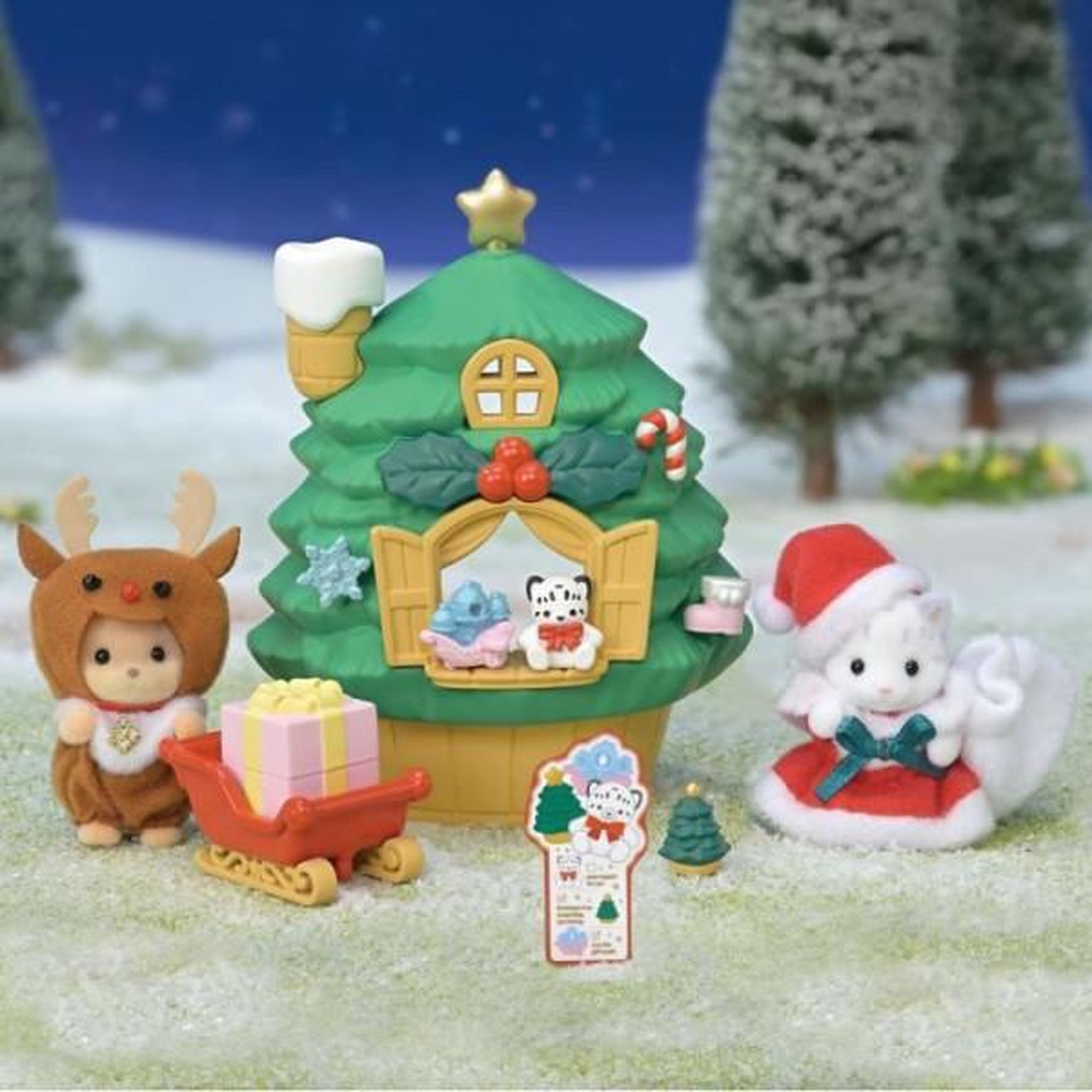 Voir la diapositive 2 : Sylvanian Families Mini-figurines - SYLVANIAN FAMILIES - La maison du Pere Noël - Des 3 ans