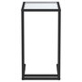 Voir la diapositive 3 : VIDAXL Table d appoint ordinateur Transparent 50x35x65 cm Verre trempé