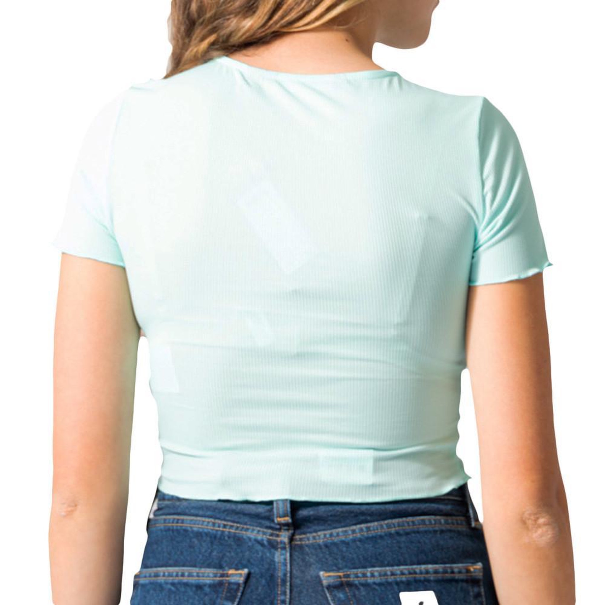 Voir la diapositive 2 : Vero Moda T-Shirt Bleu Femme Vero Moda Madi Jill