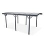 Voir la diapositive 1 : SWEEEK Carport de 15m² en aluminium anthracite et polycarbonate - Le Mans 5x3m - abri de voiture 500 x 300 x 220 cm