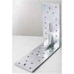 CENTRALE BRICO Equerre renfoncée Galvanisé GAH ALBERTS, 150x150x65 mm