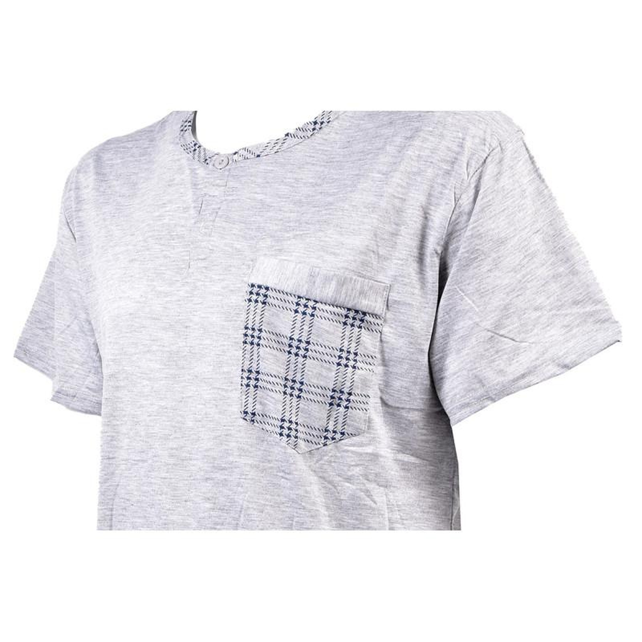 Voir la diapositive 3 : OZABI Pyjama Court Homme ECO HOMEWEAR
