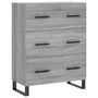 Voir la diapositive 2 : VIDAXL Buffet sonoma gris 69,5x34x90 cm bois d'ingenierie