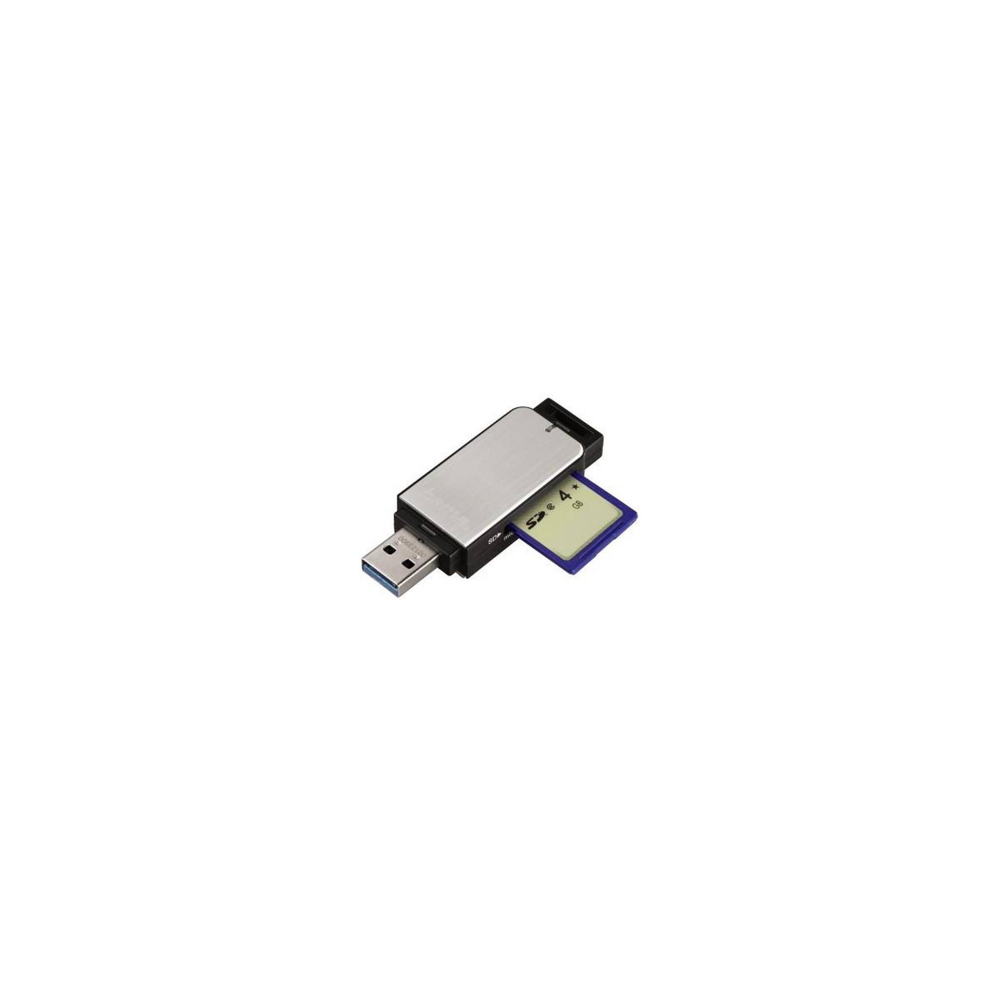 Voir la diapositive 3 : Hama Hama 123900 lecteur de carte mémoire USB 3.2 Gen 1 (3.1 Gen 1) Noir, Argent