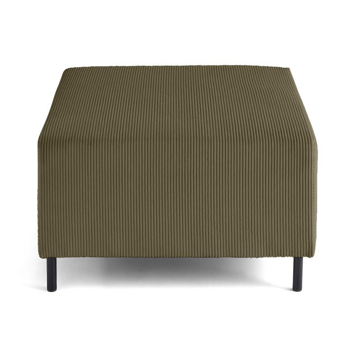 LISA DESIGN Edinburg - pouf modulable - en velours côtelé
