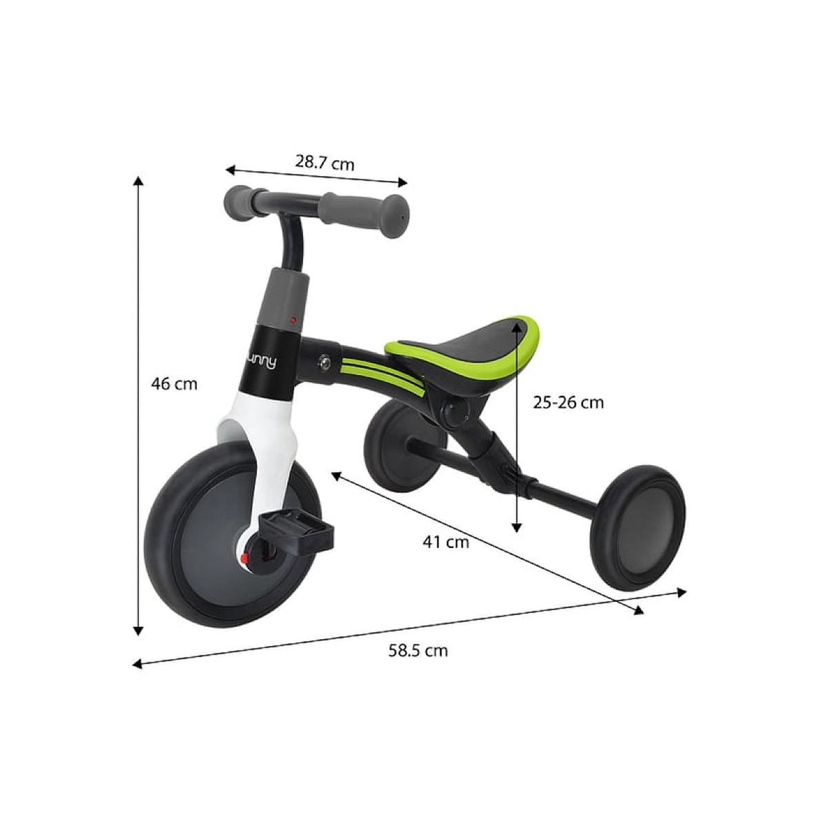 Sunny Porteur-tricycle 2-en-1 2000