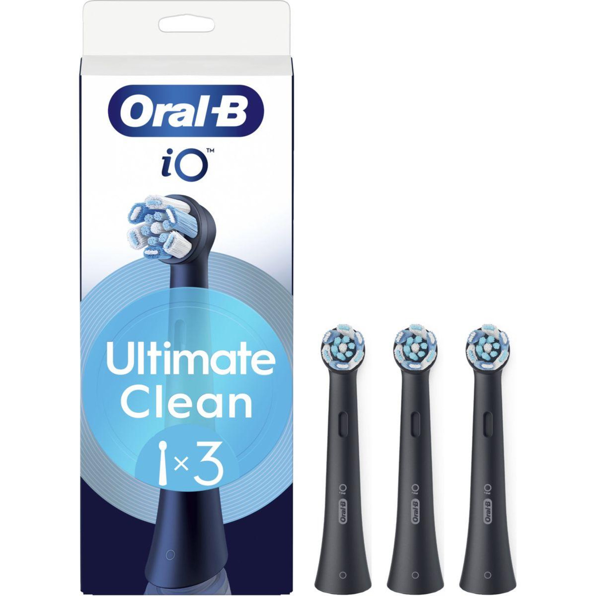 ORAL B Brossette dentaire io ultimate clean noir x3