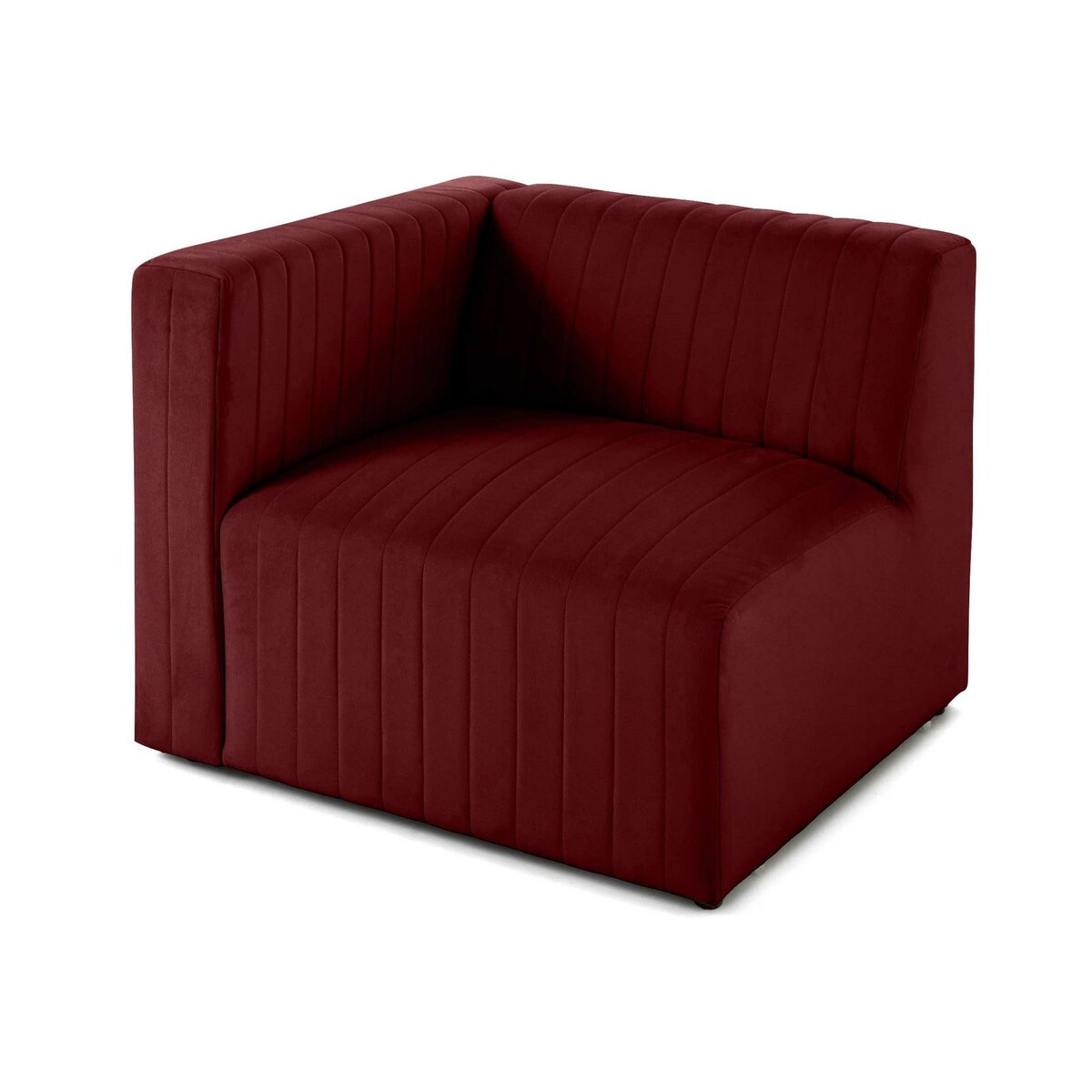 LISA DESIGN Nova - module d'assise gauche - en velours