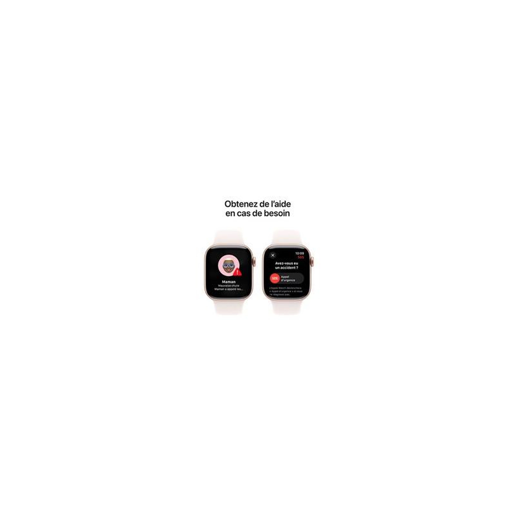 Voir la diapositive 6 : APPLE Montre connectée Serie 10 42mm Alu/Or Rose M/L Cellular