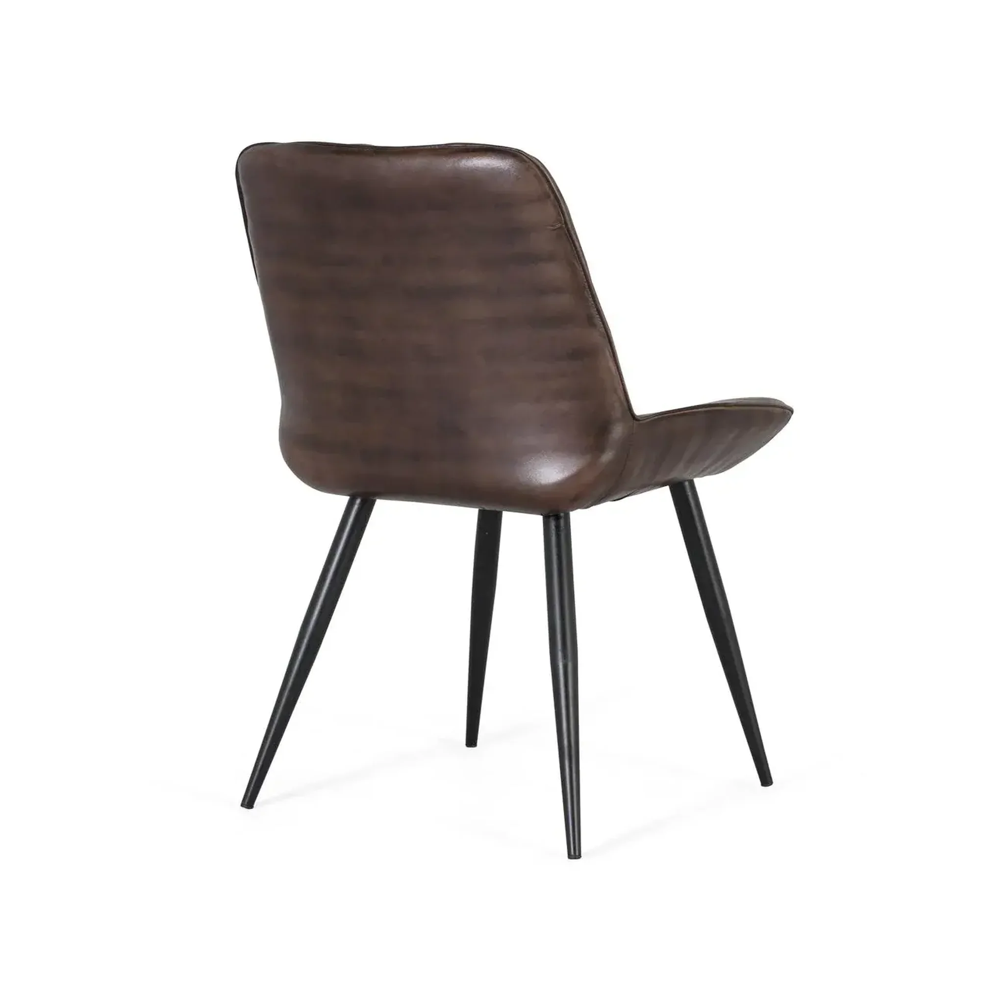 Voir la diapositive 2 : GINER Y COLOMER SL Chaise en cuir 53 cm style contemporain