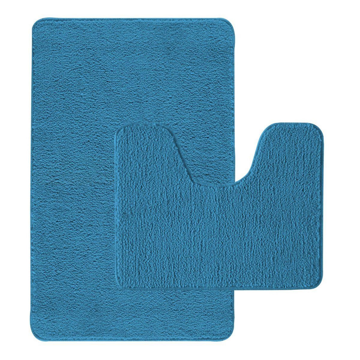 GUY LEVASSEUR Lot de 2 tapis de bain polyester 50x80cm + 50x40cm 50x80cm