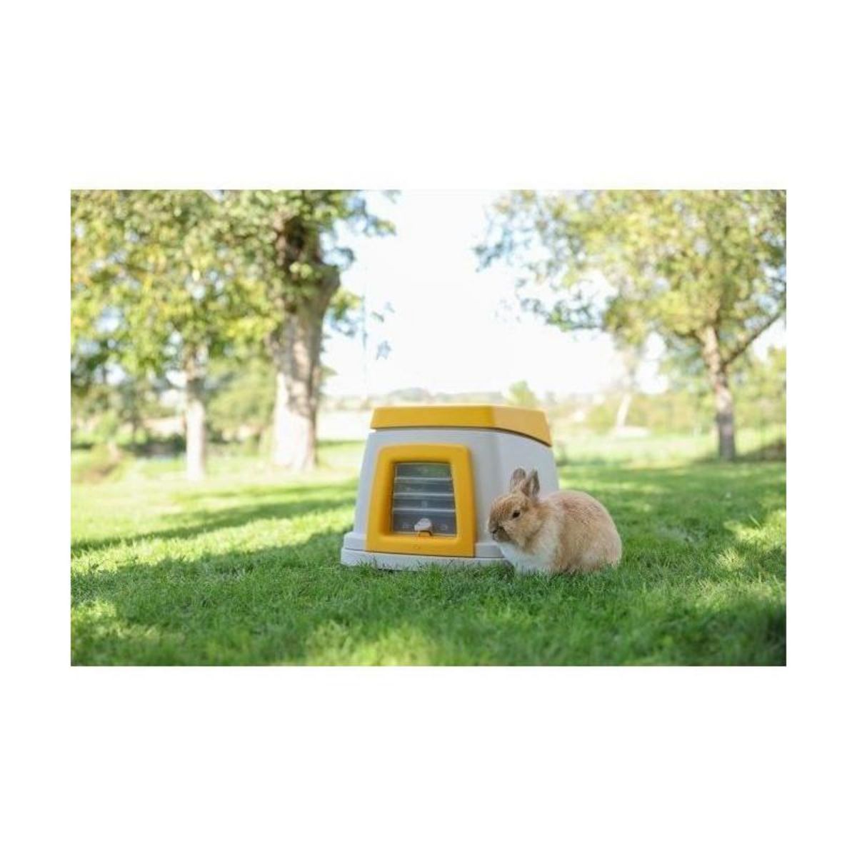 KERBL Terrier de lapin - KERBL - BUNNY BASE KIT - Habitat parfait - Cavité instinct