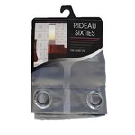 Dtm concept Rideau oeillets SIXTIES anthracite 140x240 cm