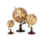 Voir la diapositive 2 : Paris Prix Globe sur Pied en Bois  Terrestre  50cm Marron & Orange