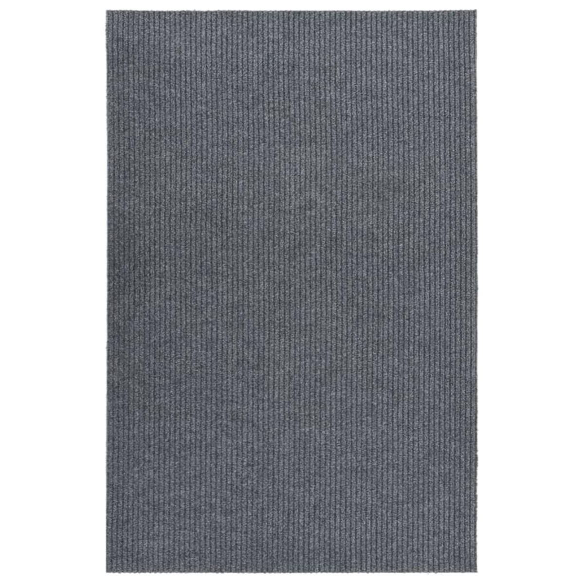 VIDAXL Tapis 100x150 cm Gris