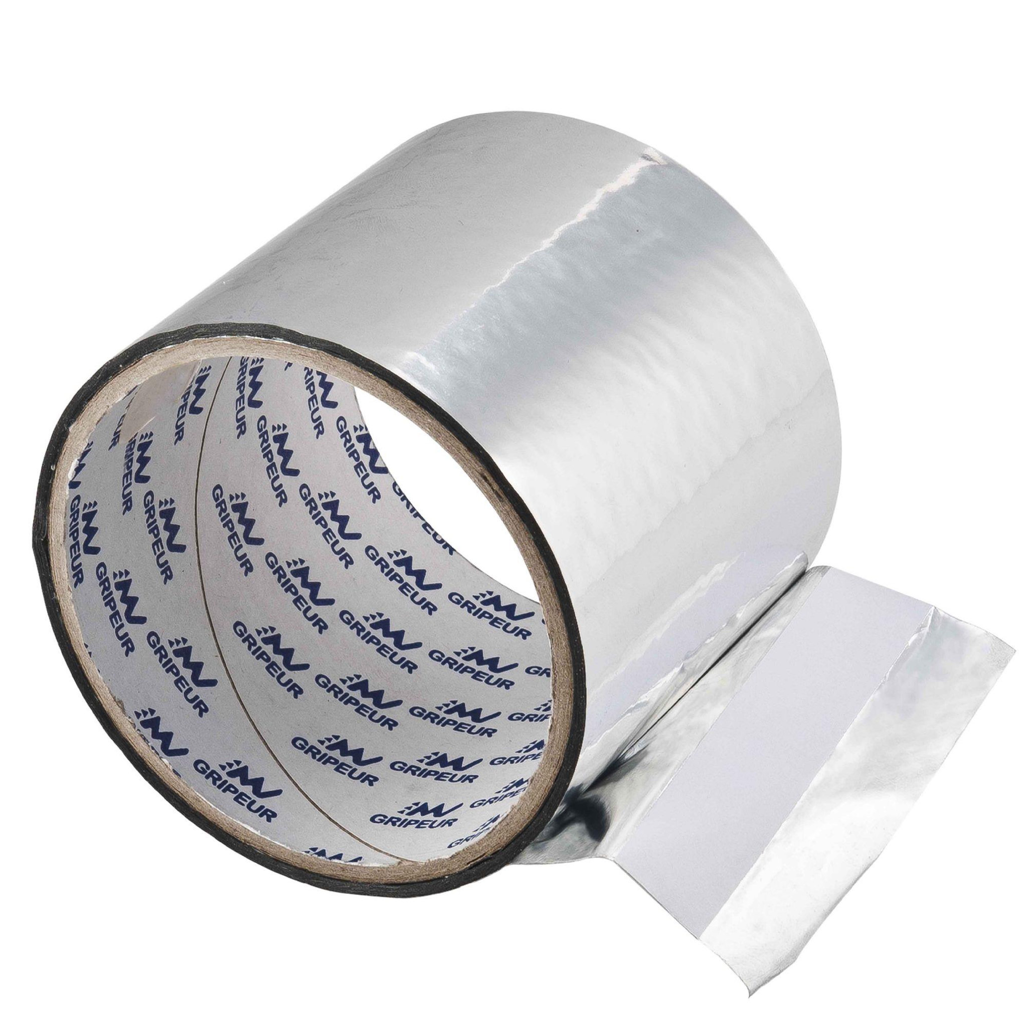 GRIPEUR Ruban adhésif métallisé spécial isolation  25m x 7,5cm