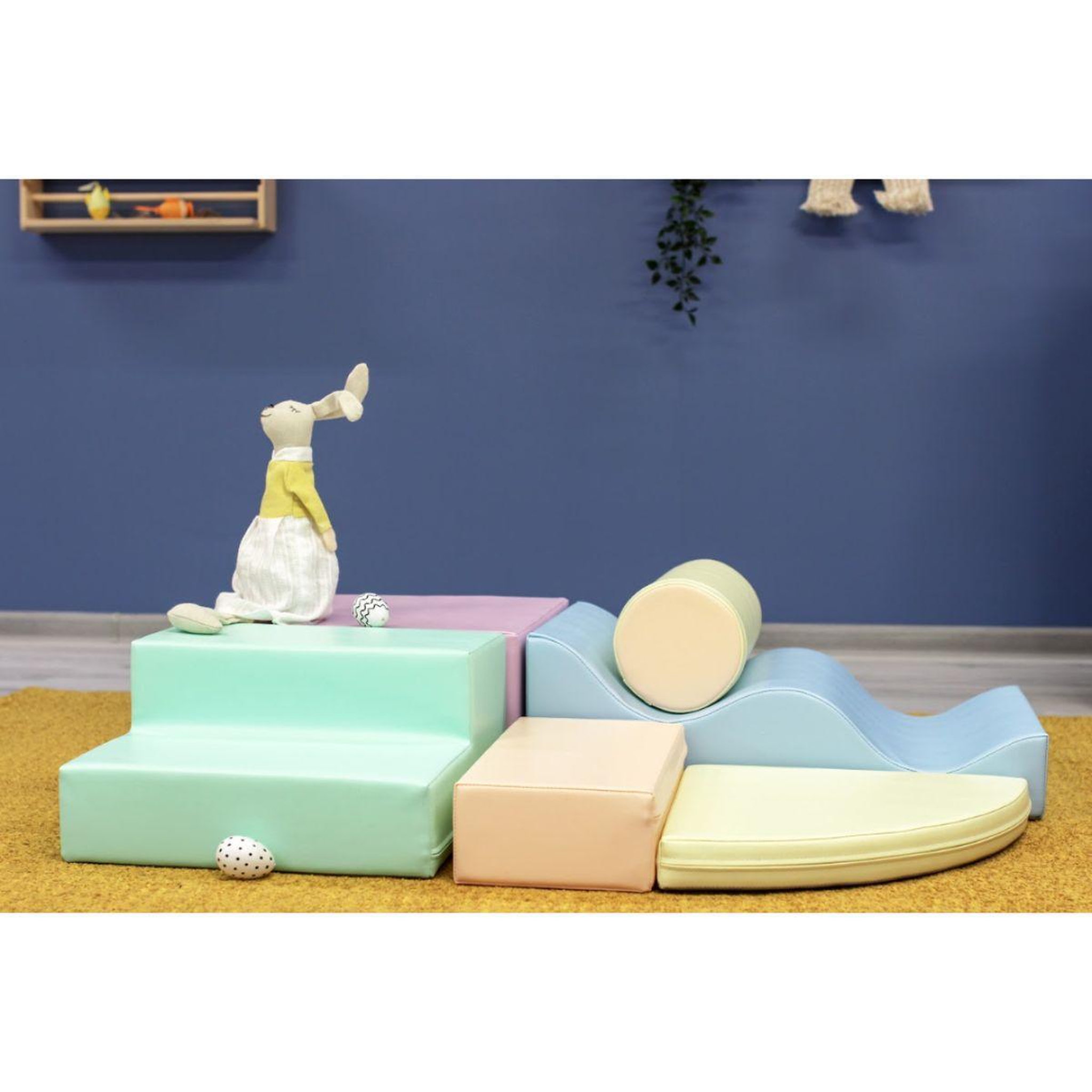 Voir la diapositive 2 : IGLU Ensemble blocs roulade pastel clair