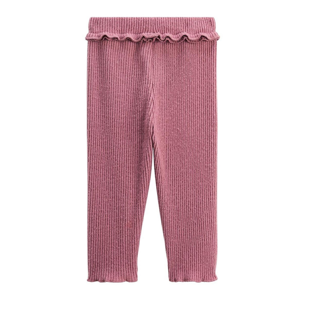Petit Béguin Legging enfant en tricot Matcha