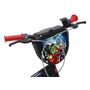 Voir la diapositive 3 : Marvel Vélo enfant - Modèle 16'' Avengers/Marvel pour enfant de 105 à 120 cm avec stabilisateurs - Plaque décorative avant - Bidon arrière - 2 freins & Pneus gonflables.