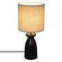 Voir la diapositive 2 : ATMOSPHERA Lampe à Poser Design  Margot  44cm Noir & Beige