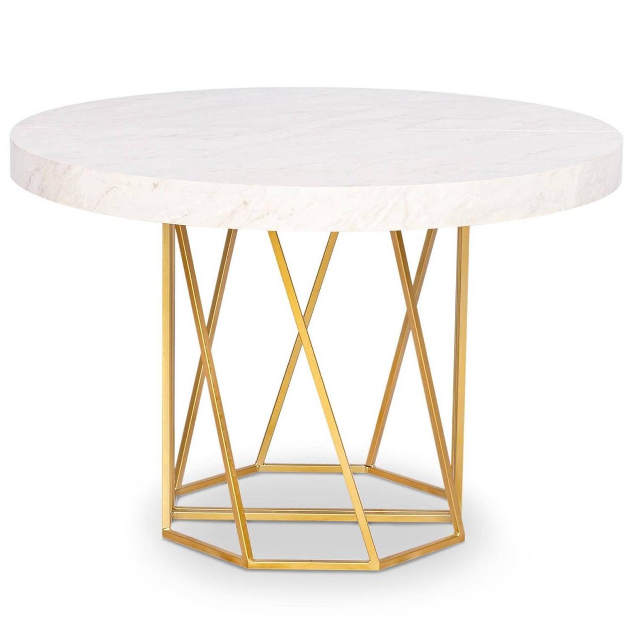 Paris Prix Table de repas extensible  janina  110-260cm blanc