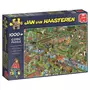 Jumbo Puzzle 1000 pièces  : Jan Van Haasteren : Le jardin de légumes