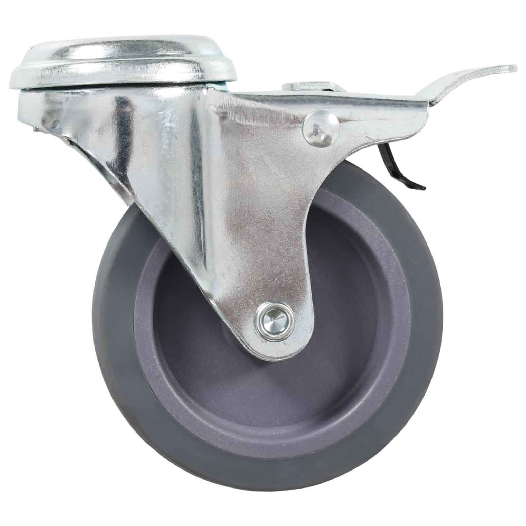 Voir la diapositive 4 : VIDAXL 24 pcs Roulettes pivotantes a trou de boulon 75 mm