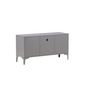 Voir la diapositive 5 : Paris Prix Meuble TV 2 Portes  Piring  120cm Gris Clair
