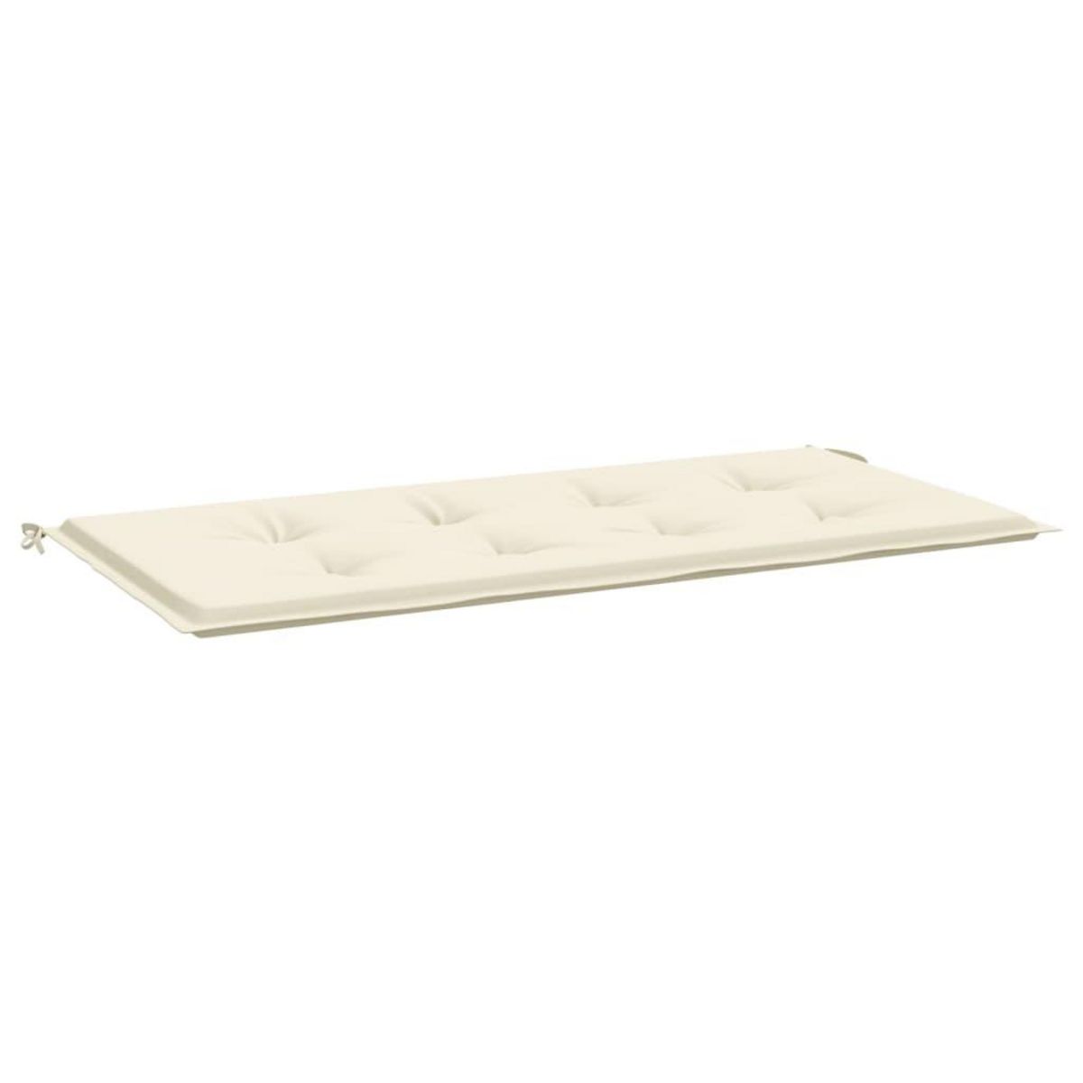 VIDAXL Coussin de banc de jardin creme 100x50x3 cm tissu oxford
