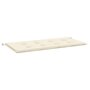 Voir la diapositive 2 : VIDAXL Coussin de banc de jardin creme 100x50x3 cm tissu oxford