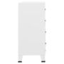 Voir la diapositive 4 : VIDAXL Armoire a tiroirs industrielle Blanc 78x40x93 cm Metal