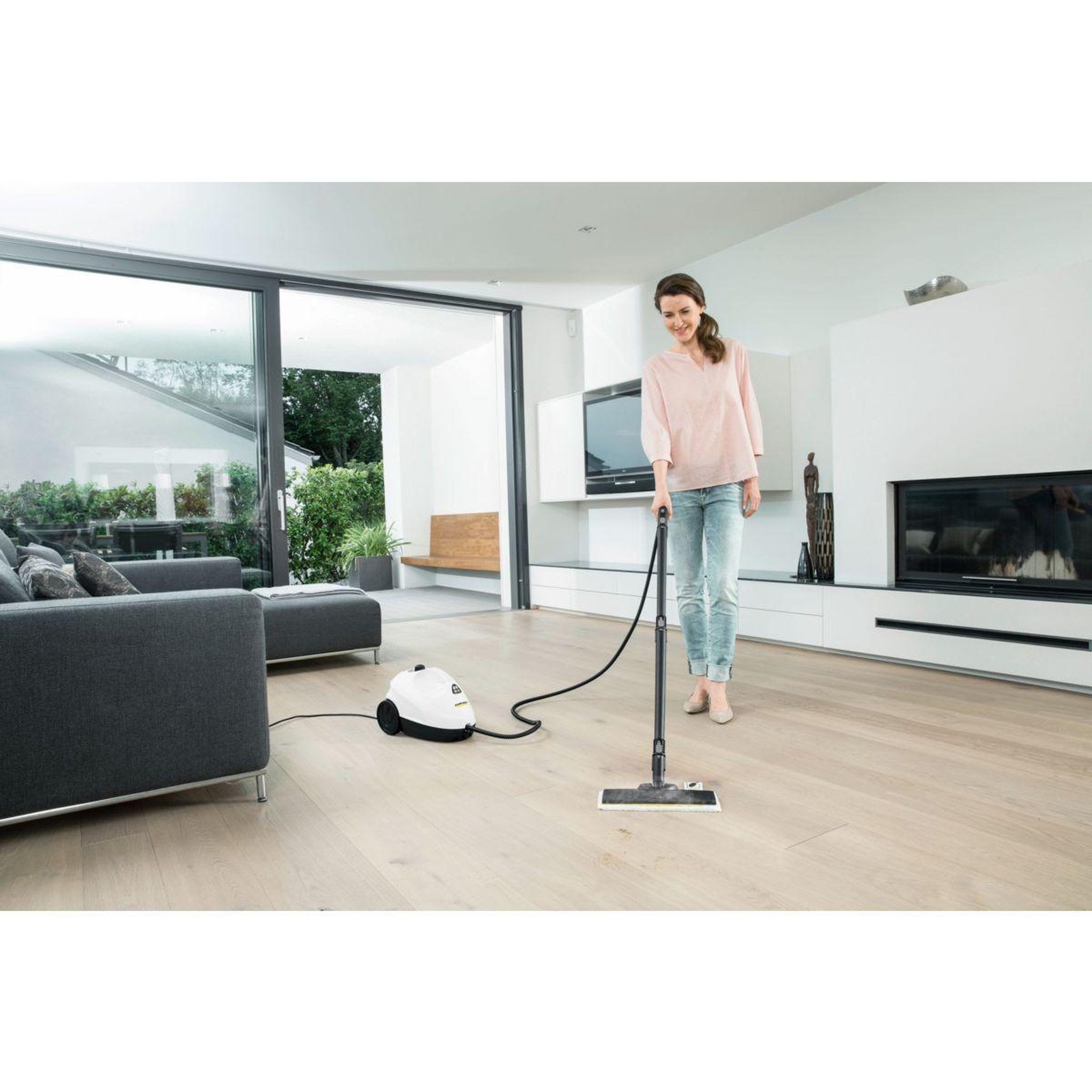 Voir la diapositive 3 : KARCHER Nettoyeur vapeur sc 2 easy fix white