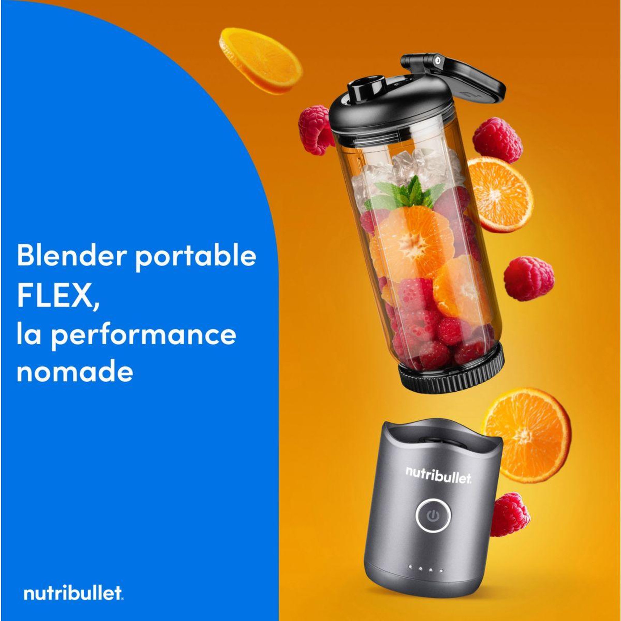Voir la diapositive 2 : nutribullet Blender flex - gunmetal grey nbp013gm