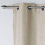 Voir la diapositive 2 : Paris Prix Rideau à Œillets  Newton  140x260cm Beige